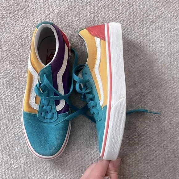 Vans Ward Sneaker - Kids' Multicolor Size 2 - Picture 3 of 9
